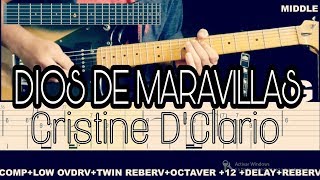 DIOS DE MARAVILLAS - CHRISTINE D'CLARIO | COVER GUITARRA, ACORDES , TAB
