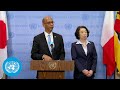 The U.S. & Japan on Preventing Nuclear Weapons in Space - Media Stakeout | UN Security Council