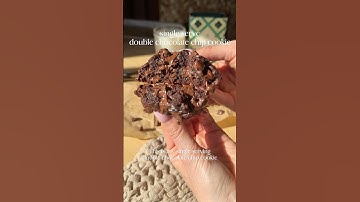 Single serve double chocolate chip cookies #easyrecipe #chocolatechipcookies #recipe #cookiecraving
