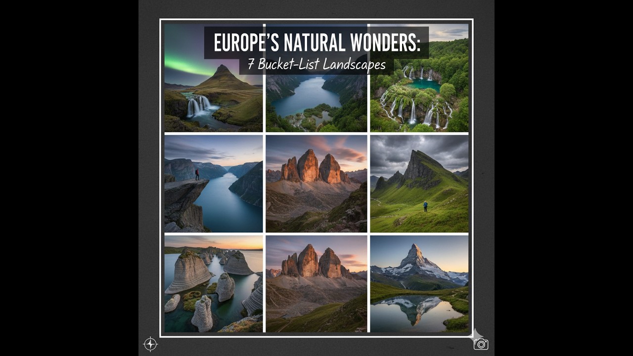 一生一定要去一次的欧洲自然景观