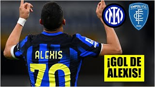 GOL DE ALEXIS SÁNCHEZ. El chileno anota el 2-0 del Inter de Milán ante el Empoli | Serie A image
