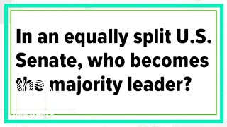 Verify In A Equally Split Senate, Who Becomes Majority Leader? 10 Tampa Bay