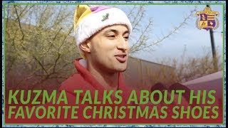 #LakersHoliday: Kyle Kuzma Talks About His Favorite Christmas Themed Kicks