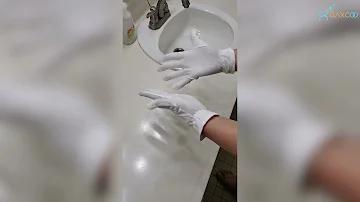 Do gloves help dry hands?
