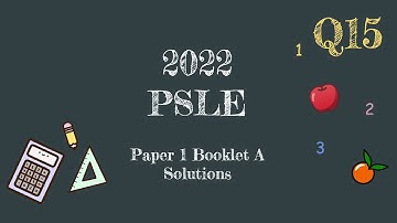 Worked Solutions | 2022 PSLE Paper 1 | Q15