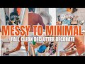 MESSY TO MINIMAL FALL CLEAN DECLUTTER DECORATE |2023 EXTREME CLEANING MOTIVATION| 2023 CLEAN WITH ME