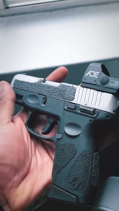 😱 TAURUS G2C With Grip Tape ADE OPTIC RED DOT 🔴 & STAINLESS STEEL GUIDE ROD 🤯🔥 #shorts #taurus
