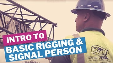 Intro to Basic Rigging & Signal Person
