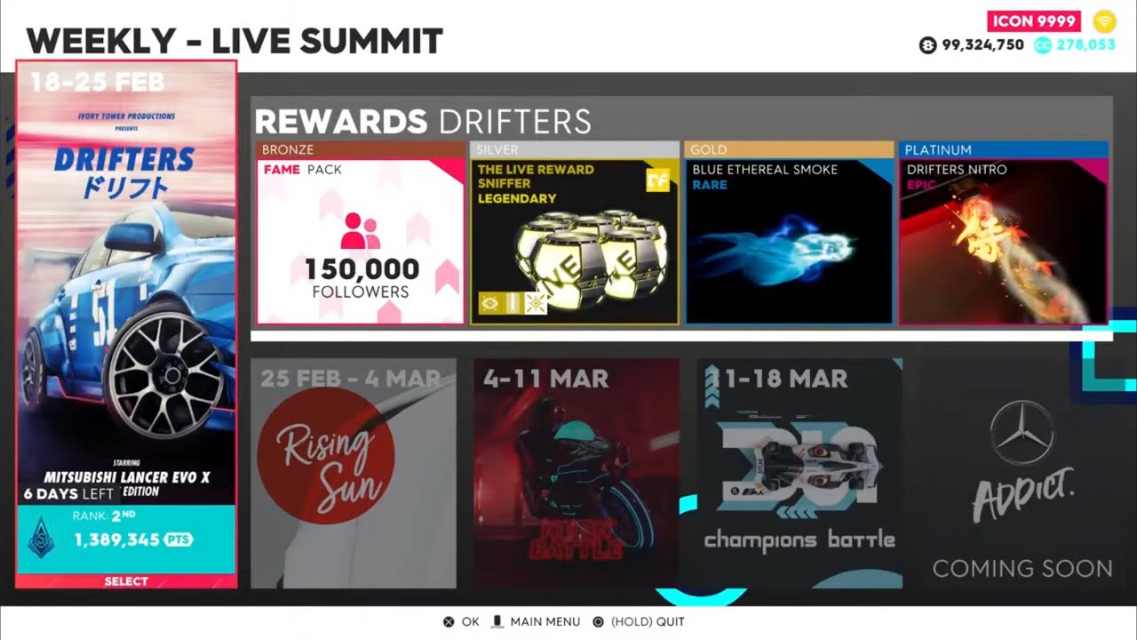 THE CREW2|DRIFTERS|PLATINUM GUIDE,SUMMIT & GAMEPLAY