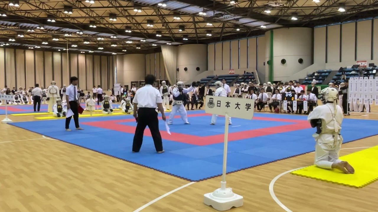 日本拳法第38回東日本大学リーグ戦　男子　予選リーグ　明治大学 vs 日本大学