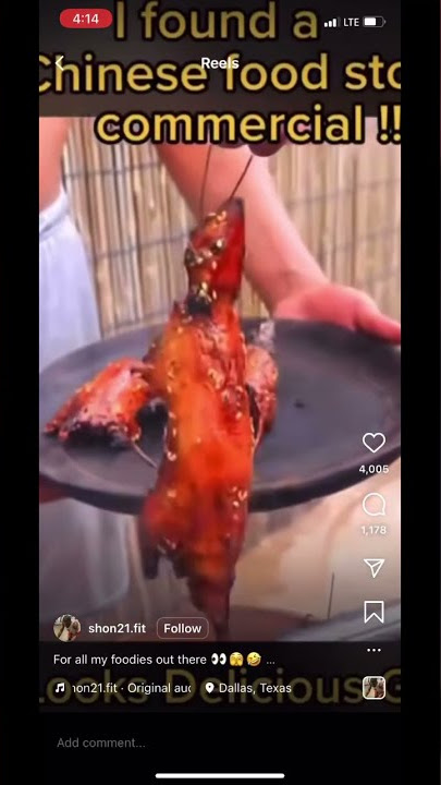 First Chinese food commercial? 😳#viral