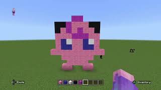 How to build a jigglypuff pixel art- minecraft tutorial How to build a jigglypuff pixel art- minecraft tutorial