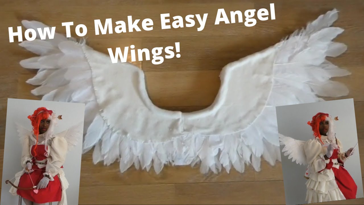 BUDGET-FRIENDLY AND EASY ANGEL WINGS / DIY ANGEL WINGS MADE OF