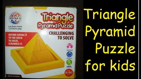 #How to solve Triangle Pyramid Puzzle # Full details# Pros & Cons# Kids puzzles#