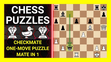 Chess Puzzles to Practice. Themes: Checkmate, One-move puzzle, Mate in 1. Learn Chess