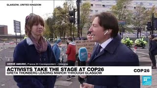 'Decisions have to be taken now': Young activists take the stage at COP26 • FRANCE 24 English