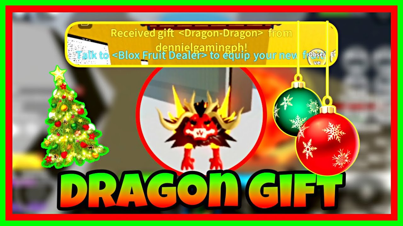 X 上的Finnegan Glockenson III：「#ROBLOX #BloxFruits I found a uo uo no Mi (dragon  dragon fruit) at fountain city and gave it to someone as christmas present   / X