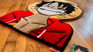 Make A Luffy Customs Handmade Rug With Me | Fathers Day Gift |