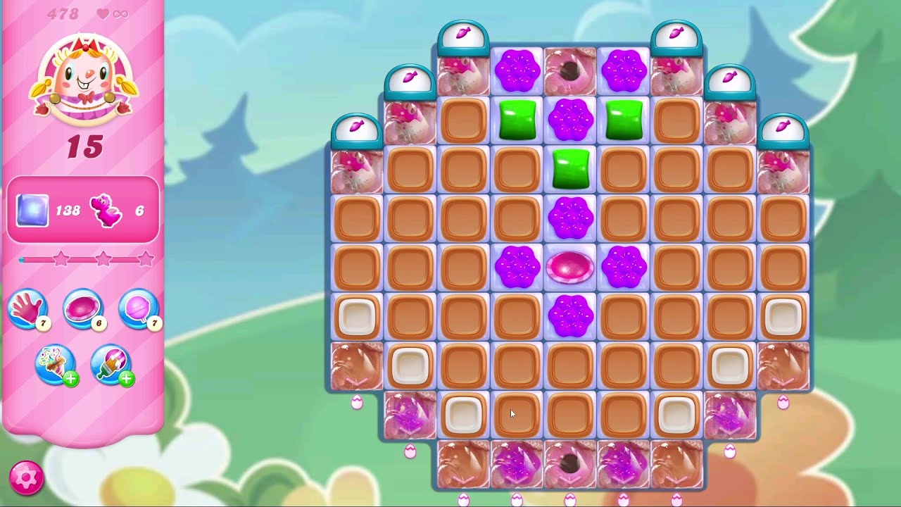 Candy Crush Saga LEVEL 478 | NO BOOSTERS (new version