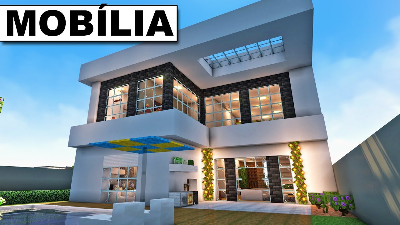 Minecraft - Casa Moderna Luxuosa - Tutorial Manyacraft 