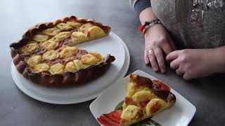 Une tarte aux pommes sans pâte 🥧🍏🍎