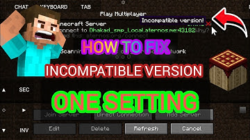 HOW TO FIX INCOMPATIBLE SERVER IN POJAV LANCHER || REMOVE INCOMPREHENSIBLE VIRSION EASY