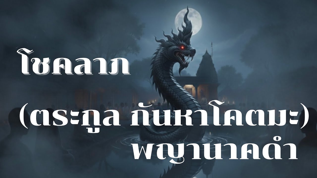 “โชคลาภ” ตระกูลกันหาโคตมะ “พญานาคดำ” #พญานาค #เรื่องเล่า #horror #horrorstories #โชคลาภ 