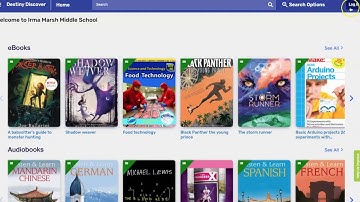 Accessing eBooks in Destiny Discover @ IMMS CISD