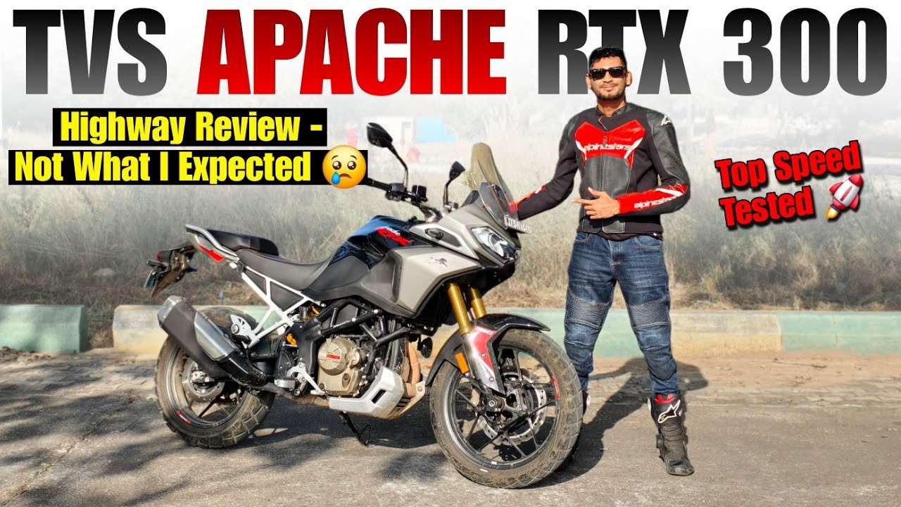 ಸ್ವಲ್ಪ ನಿರಾಸೆ! Top TVS Apache RTX 300 Highway Review | Top Speed Test  