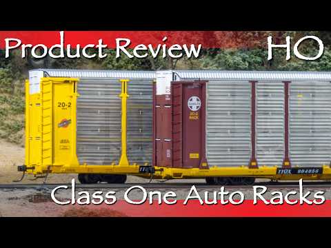 Extra Tall Freight Cars! - Unboxing & Product Review of Class One's HO 20-2 Auto Racks!