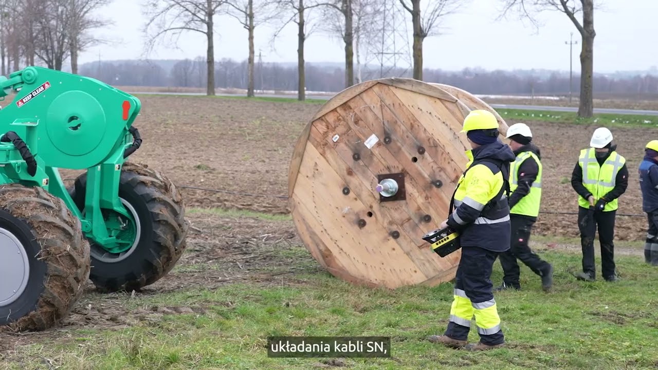 Zobacz jak w praktyce wygląda kablowanie sieci średniego napięcia