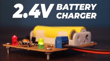 How to Make 2.4V Automatic Battery Charger | For Ni-Cd and Ni-MH