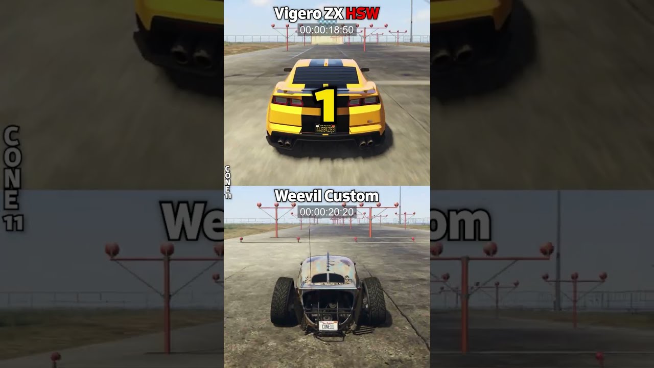 VIGERO ZX HSW VS WEEVIL CUSTOM | DRAG RACE | GTA 5 Online