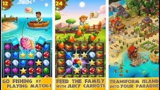Tropic Trouble Match 3 Builder Gameplay Android/iOS screenshot 3