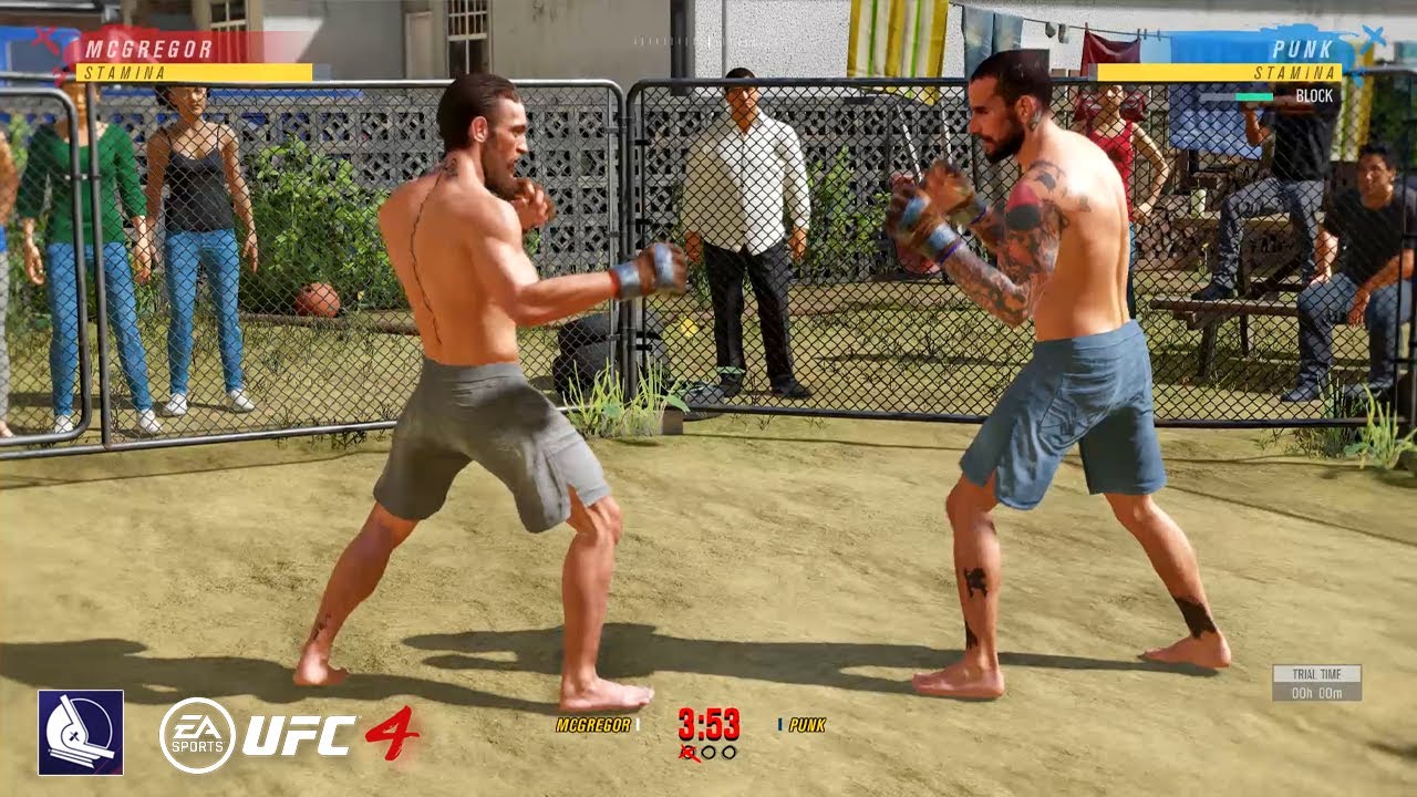 Ufc 4 Cm Punk Vs Conor Mcgregor Backyard Fight Epic Gameplay Youtube