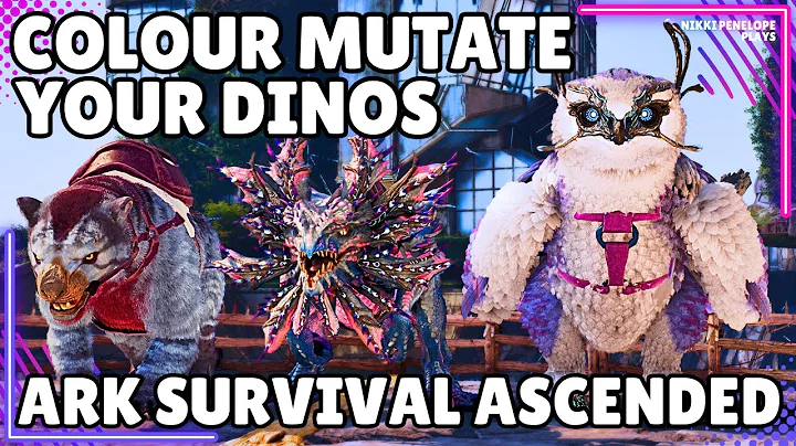 How To Colour Mutate Dinos On Ark Survival Ascended - Ark ASA [Guide 2]