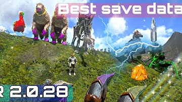 Ark survival Best save data | unlimited Amber and infinite stats | #ark #arksurvivalevolved #dino