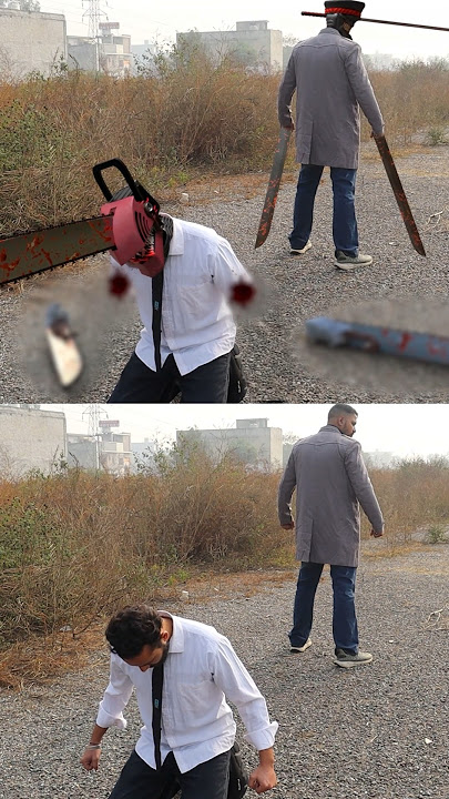 Pochita, Chainsaw Man Vs Katana Man || VFX Breakdown #chainsawman #pochita #3dsingh #katanaman