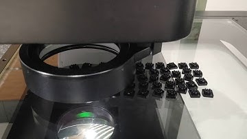 Measure a lot of keys once time by Flash measuring machines VX3500