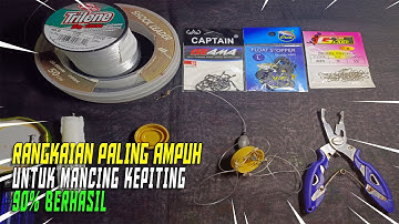 TUTORIAL MEMBUAT RANGKAIAN PANCING KEPITING YANG MUDAH, MURAH DAN EFEKTIF DARI TUTUP BOTOL ❗❗