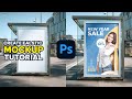 How to make Realistic Billboard Mockup in Photoshop | Photoshop mockup Tutorial