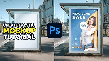 How to make Realistic Billboard Mockup in Photoshop | Photoshop mockup Tutorial