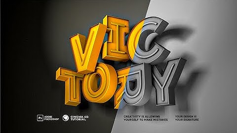 How to Create a 3D Text using Cinema 4D. Cinema 4D Text Tutorial. Cinema 4D Tutorial.