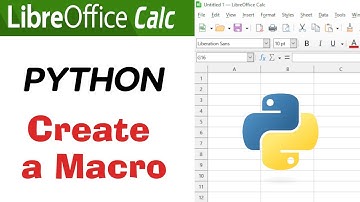 Write a Python macro in LibreOffice Calc