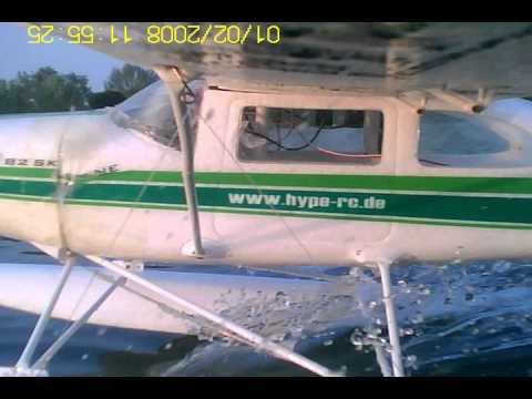 Cessna rc by hype. ARF kit. A very feasible rc airplane. Keychain camera placed on the wings.