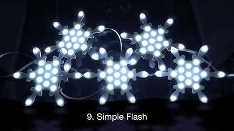 All 11 Snow Flake Patterns Visualized