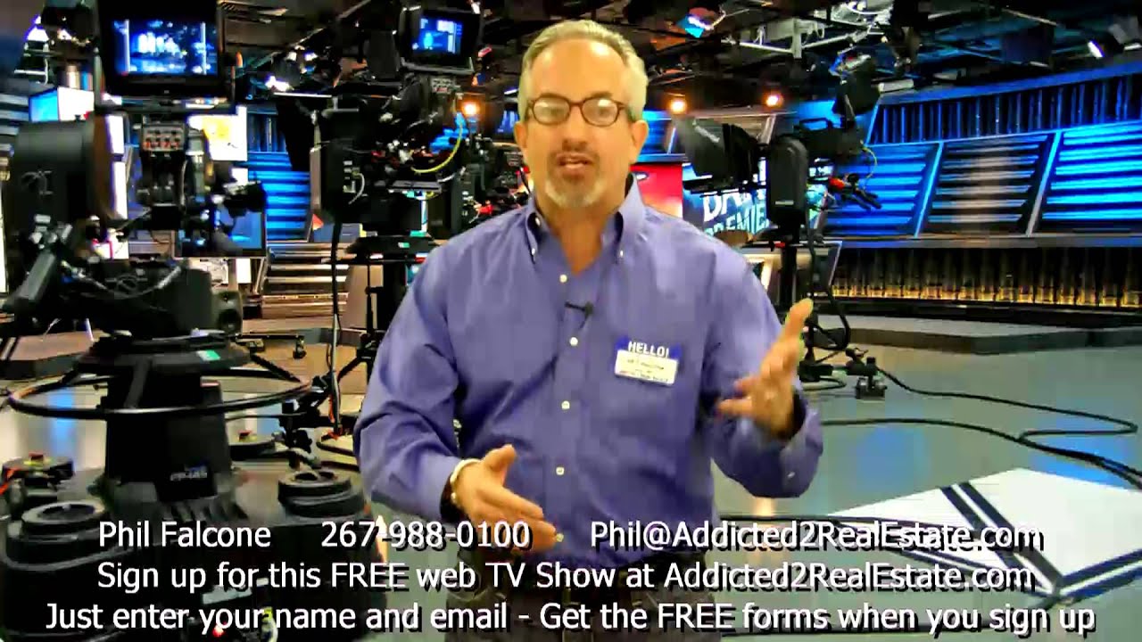 Sign up for Addicted to Real Estates TV show and get some terrific free investing forms