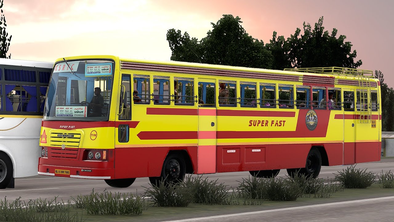 Kerala KSRTC Modified Bus Driving | Euro Truck Simulator 2 Realistic Graphics
