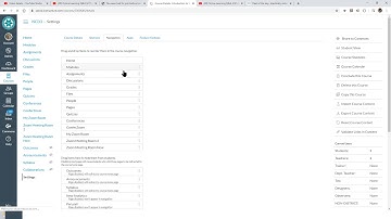 Controlling Student Visibility of Canvas Course Menu Links