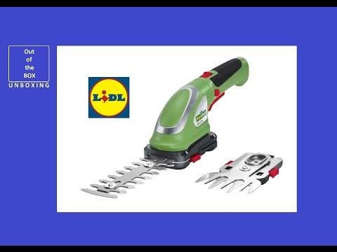 Florabest cordless Grass & Shrub Trimmer FGS 3.6 A1 UNBOXING (Lidl 3.6V,  Li-Ion 1300mAh, 2in1) - YouTube